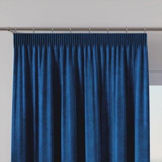 VELVI Zasłona gotowa na taśmie, szerokość 140 x wysokość 230cm, kolor 011 granatowy VELVI0/ZGT/011/140230/1
