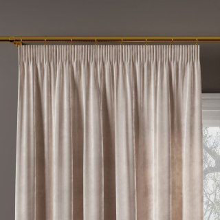 VELVI Zasłona gotowa na taśmie, szerokość 140 x wysokość 230cm, kolor 018 ciepły jasny szary VELVI0/ZGT/018/140230/1