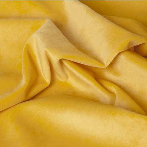 VELVI Zasłona gotowa na taśmie, szerokość 140 x wysokość 250cm, kolor 009 żółty VELVI0/ZGT/009/140250/1