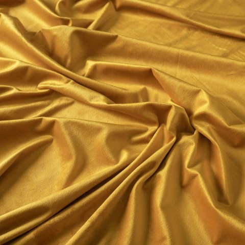 VELVI Zasłona gotowa na taśmie, szerokość 140 x wysokość 250cm, kolor 019 szafranowy VELVI0/ZGT/019/140250/1