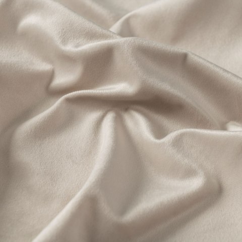 VELVI Zasłona gotowa na taśmie, szerokość 140 x wysokość 260cm, kolor 018 ciepły jasny szary VELVI0/ZGT/018/140260/1