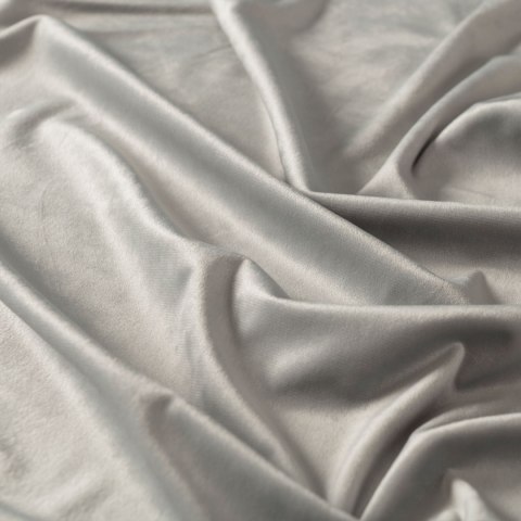 VELVI Zasłona gotowa na taśmie, szerokość 140 x wysokość 260cm, kolor 020 szary VELVI0/ZGT/020/140260/1