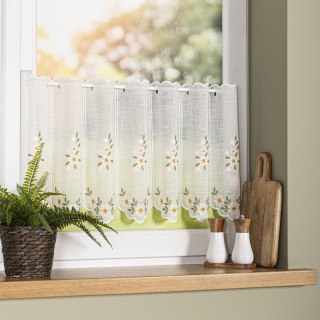 Zazdrostka haftowana w kwiaty, wysokość 40 cm, kolor 010 jasny kremowy 224338/684/010/000040/1