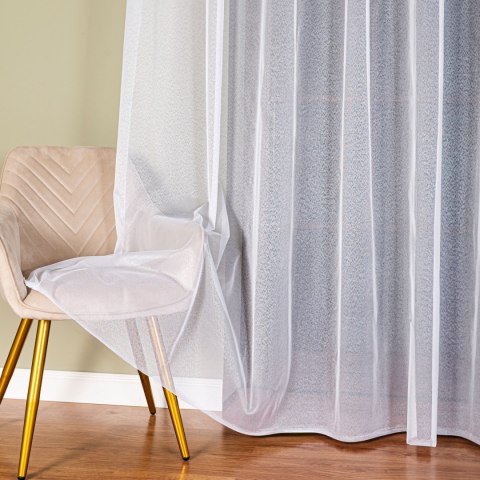 Firanka fantazyjna, wysokość 300cm, kolor 001 biały 423084/000/001/000300/1