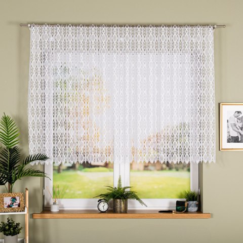 Firanka gipiurowa, wysokość 120cm, kolor 001 biały 016472/447/001/000120/1