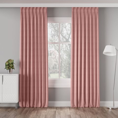 MILAS Tkanina dekoracyjna, wysokość 300cm, kolor 018 pudrowy różowy MILAS0/000/018/000300/1