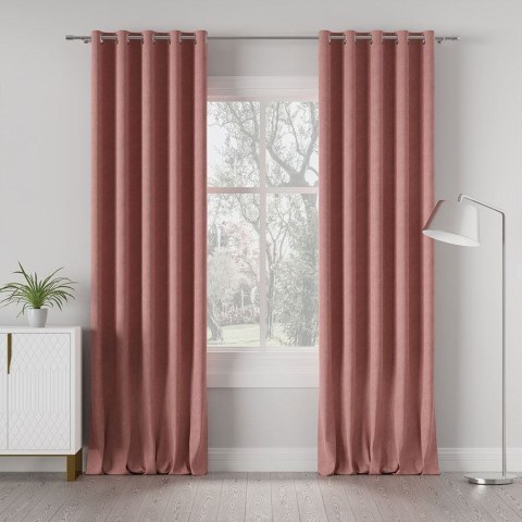 MILAS Tkanina dekoracyjna, wysokość 300cm, kolor 019 pudrowy różowy, ciemny MILAS0/000/019/000300/1