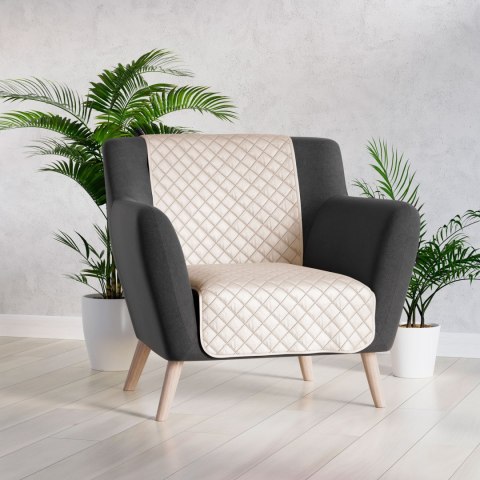 VELVI Narzuta dekoracyjna, rozmiar 70x160cm, kolor 016 kremowy VELVI0/NAP/016/070160/1