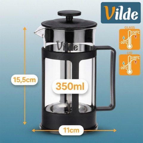 ZAPARZACZ TŁOKOWY DO KAWY/HERBATY 350ml 256426