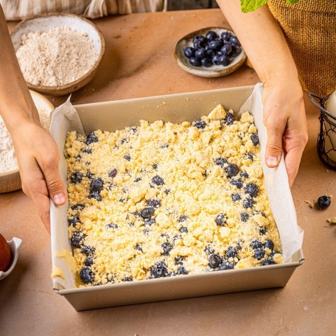 FORMA BLACHA KWADRATOWA DO CIASTA 24x24cm KINGHOFF KH-1974