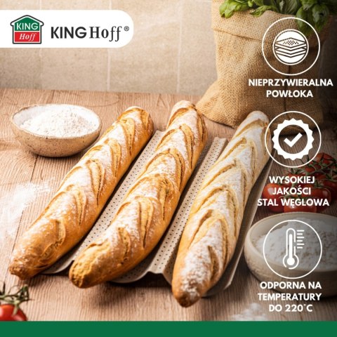 FORMA STALOWA DO BAGIETEK ZAPIEKANEK KINGHOFF KH-1970