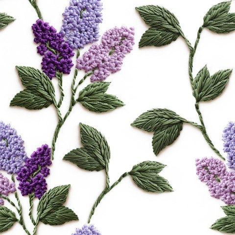 KWIATY BZU Z EFEKTEM WYSZYWANIA Tkanina dekoracyjna typu MILAS, szerokość 150cm, kolor 001 biały D00327/MIL/001/150000/1