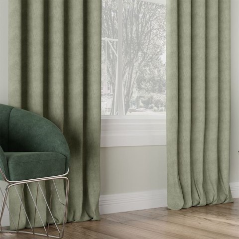 MILAS Tkanina dekoracyjna, wysokość 300cm, kolor 016 szarozielony MILAS0/000/016/000300/1