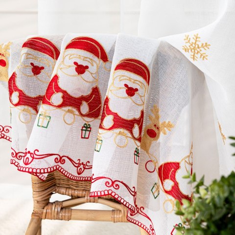 NOELLE Firana gotowa na przelotkach, szerokość 140cm x wysokość 250cm, kolor 001 biały 626622/FGP/001/140250/1