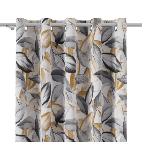 PERUGA Tkanina dekoracyjna typu MILAS, szerokość 150cm, kolor 008 musztardowy D00008/MIL/008/150000/1