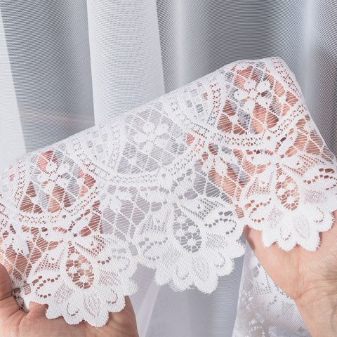 Firanka gotowa żakardowa DARIA 120x350 cm kolor biały