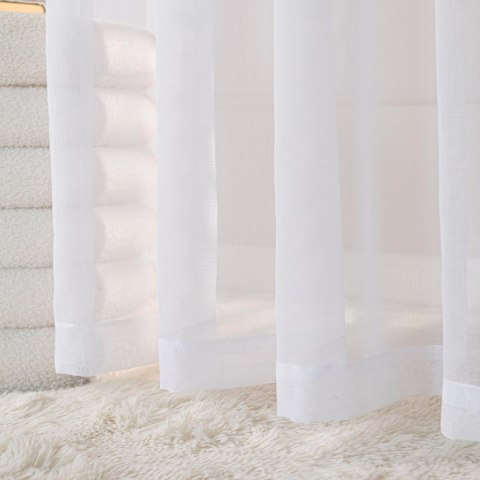 ETAMINA Firana gotowa na taśmie, szerokość 300 x wysokość 230cm, kolor 001 biały ETAMIN/FGT/001/300230/1