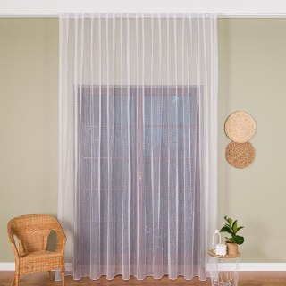 Firanka fantazyjna z ołowianką na metry 475033 wysokość 300 cm kolor biały