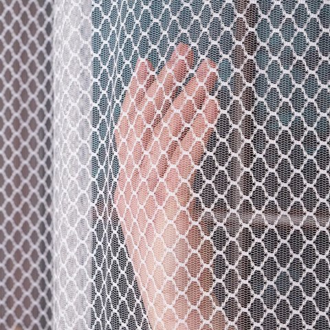 Firanka fantazyjna z ołowianką, wysokość 300cm, kolor 001 biały 475033/OLO/001/000300/1