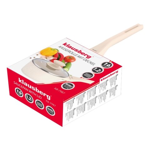 RONDELEK MARMUROWY 1,2l Z POKRYWĄ KLAUSBERG KB-7987