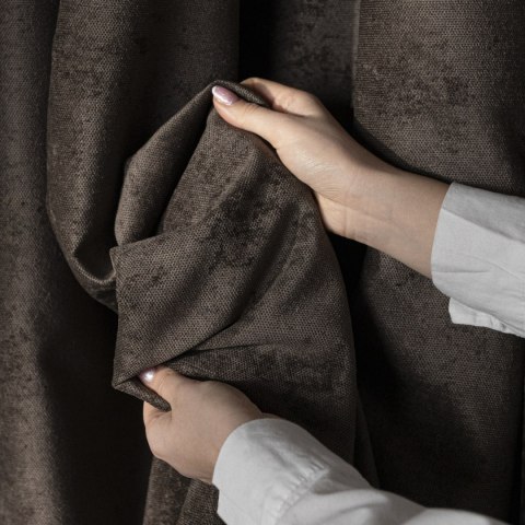 SOFT Tkanina dekoracyjna, wysokość 285cm, kolor 009 ciemny chłodny brązowy TD0035/TDP/009/000285/1