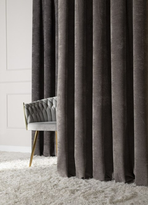 SOFT Tkanina dekoracyjna, wysokość 285cm, kolor 025 szarobrązowy TD0035/TDP/025/000285/1