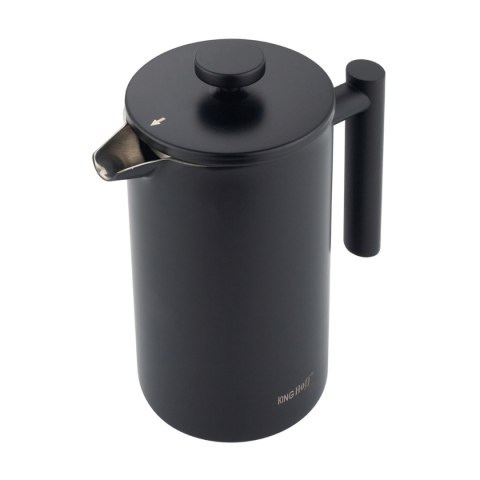STALOWY ZAPARZACZ TŁOKOWY DO KAWY HERBATY 1L KINGHOFF KH-1996