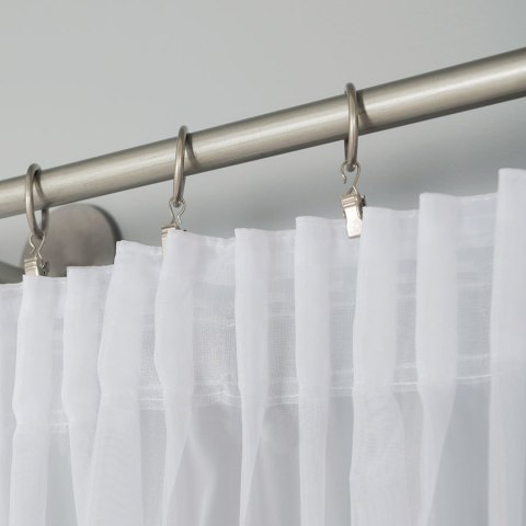 WOAL Firana gotowa na taśmie, szerokość 140 x wysokość 250cm, kolor 001 biały 002301/FGT/001/140250/1