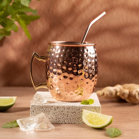 ZESTAW STALOWYCH KUBKÓW 500ml DO DRINKÓW MOSCOW MULE KINGHOFF KH-2000