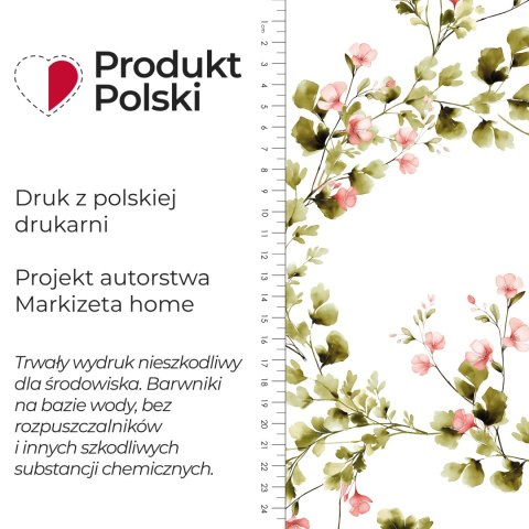 ZIELINA Tkanina dekoracyjna typu MILAS, szerokość 150cm, kolor 001 biały D00318/MIL/001/150000/1