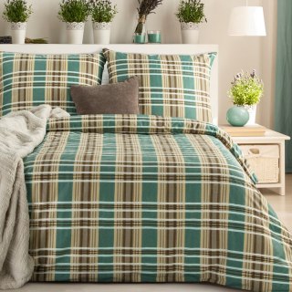 KOMPLET POŚCIELI SATYNOWEJ SPRING 65 220 X 200 CM JASNOBRĄZOWY