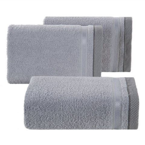 RĘCZNIK ABBIE (04) 100 X 150 CM SREBRNY