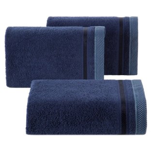 RĘCZNIK ABBIE (10) 70 X 140 CM GRANATOWY