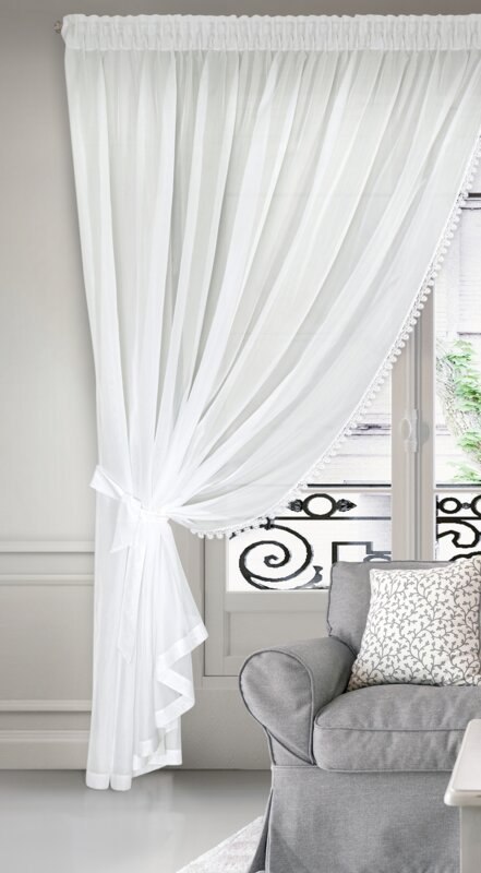 FIRANA GOTOWA DEK 300 X 250 CM KREMOWY