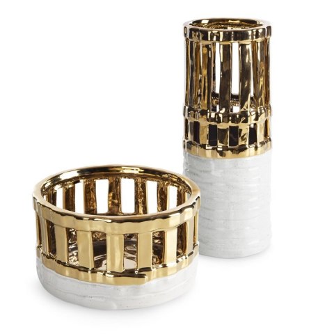 MISA DEKORACYJNA MAELA (01) O 20 X 11 CM BIAŁY