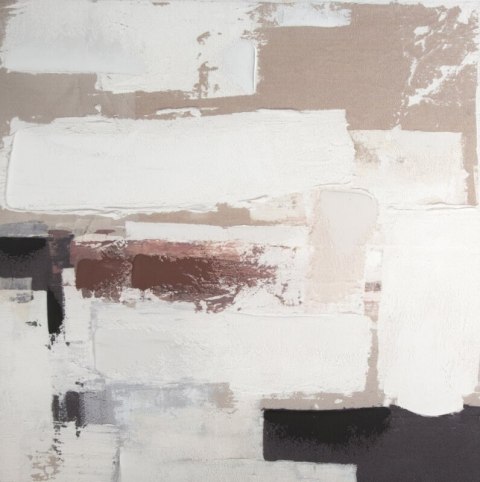 OBRAZ 684 80 X 80 CM BEŻOWY