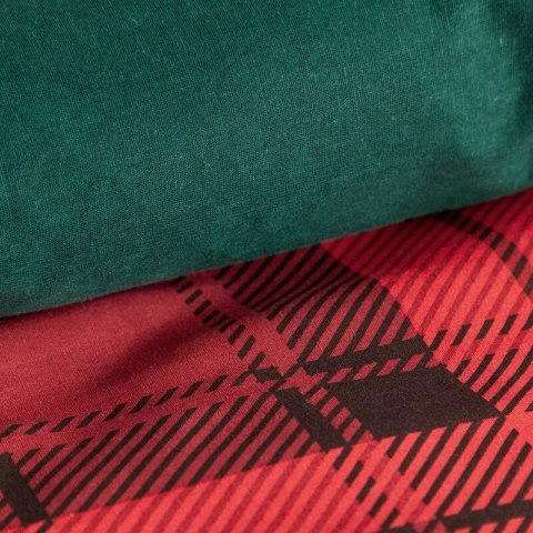 ŚWIĄTECZNY KOMPLET POŚCIELI GLORY 140 X 200 CM CZERWONY