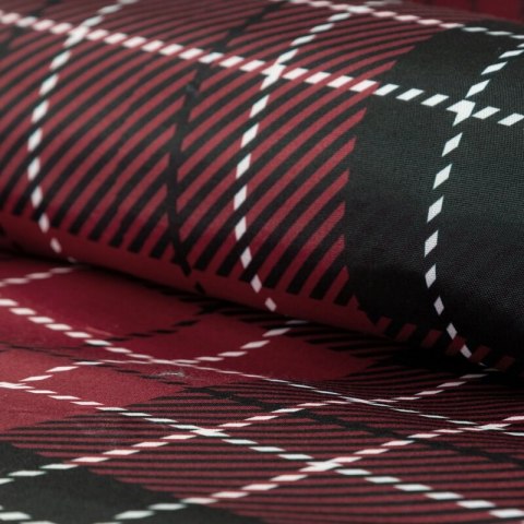 ŚWIĄTECZNY KOMPLET POŚCIELI NOELLIE 160 X 200 CM BORDOWY