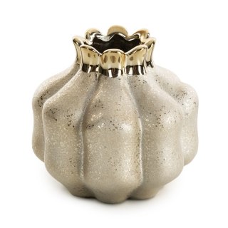 WAZON DEKORACYJNY MERIN (02) O 14 X 14 CM ZŁOTY