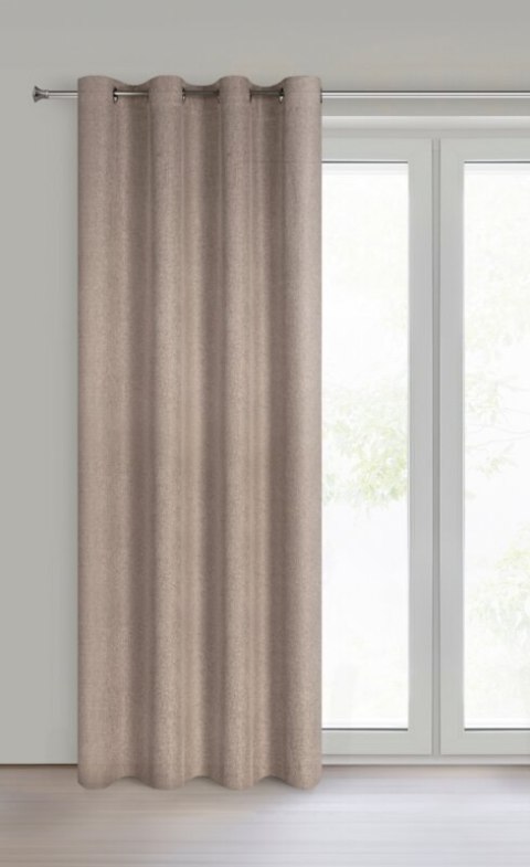 ZASŁONA GOTOWA ADELINA 140 X 250 CM BRĄZOWY