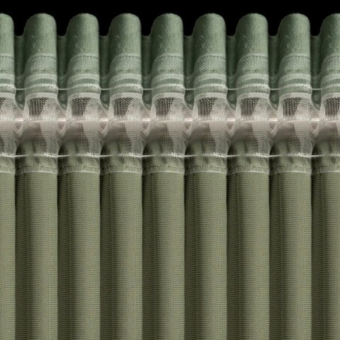 ZASŁONA GOTOWA D91 ROSA NA TAŚMIE 135 X 300 CM OLIWKOWY