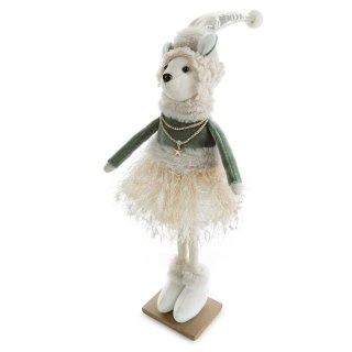 FIGURKA ŚWIĄTECZNA 9 X 9 X 50 CM MIĘTOWY