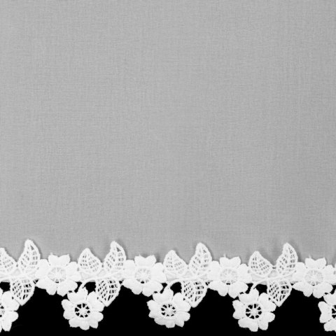 FIRANA GOTOWA LILI NA TAŚMIE 150 X 30 CM BIAŁY