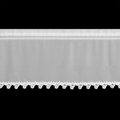 FIRANA GOTOWA LILI NA TAŚMIE 150 X 30 CM BIAŁY