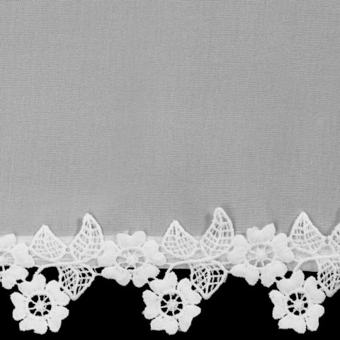 FIRANA GOTOWA LILI NA TAŚMIE 400 X 145 CM BIAŁY