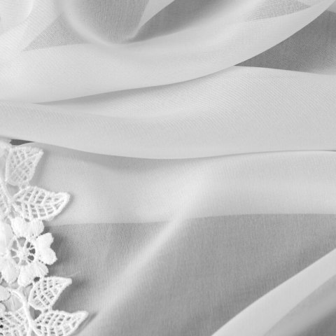 FIRANA GOTOWA LILI NA TAŚMIE 400 X 145 CM BIAŁY