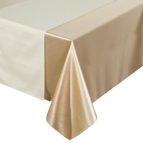 OBRUS GLAMO 140 X 220 CM BEŻOWY