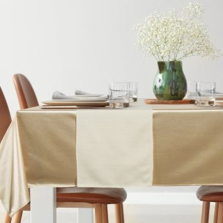 OBRUS GLAMO 140 X 300 CM BEŻOWY