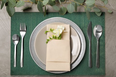 OBRUS GLAMO 30 X 40 CM ZIELONY