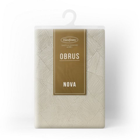 OBRUS ISLA 140 X 220 CM KREMOWY